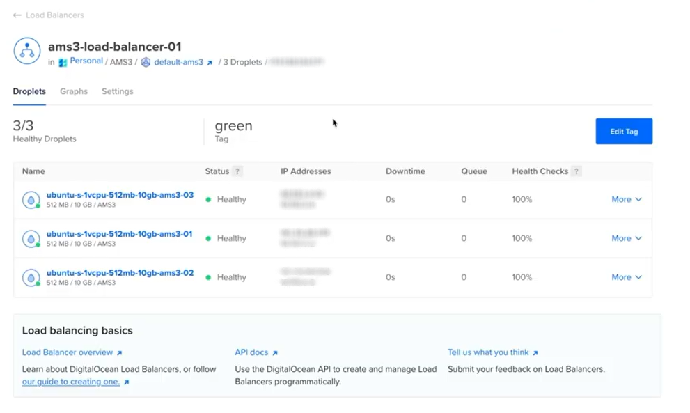 View details about your Load Balancer